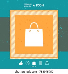 Shopping symbol bag