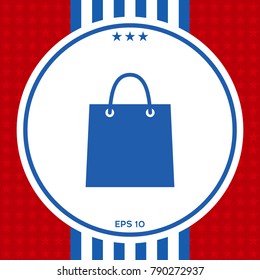 Shopping symbol bag