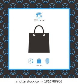 Shopping symbol bag, elements for your design