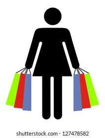 Shopping symbol or sign