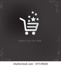 Shopping symbol,vector