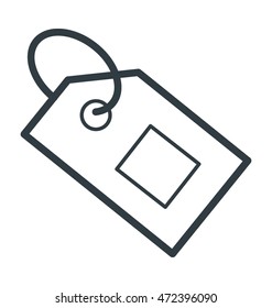 Shopping Tag Colored Vector Icon 