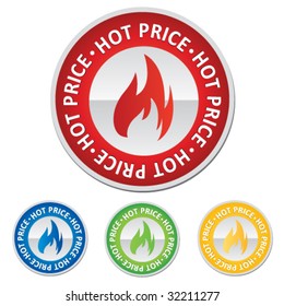 shopping tag - hot price