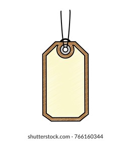 shopping tag isolated icon