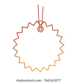 shopping tag isolated icon