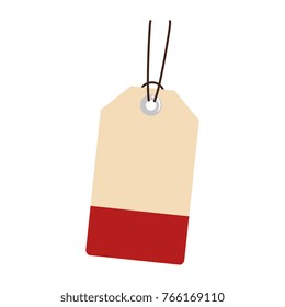 shopping tag isolated icon