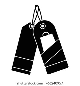 shopping tag isolated icon
