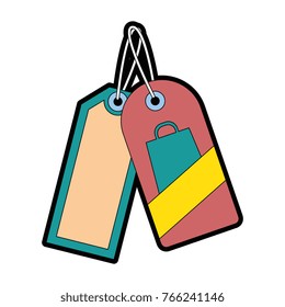 shopping tag isolated icon