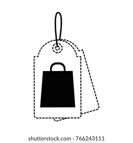 shopping tag isolated icon