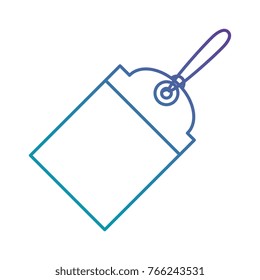 shopping tag isolated icon