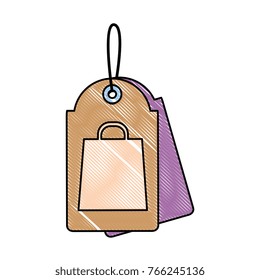shopping tag isolated icon
