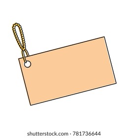 shopping tag isolated icon