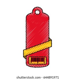Shopping tag label