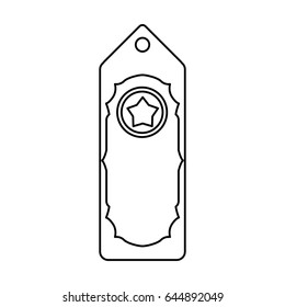 Shopping tag label