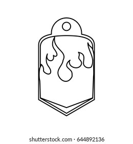 Shopping tag label