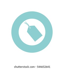 Shopping tag label icon vector illustration graphic design
