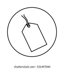 Shopping tag price icon vector illustration graphic design