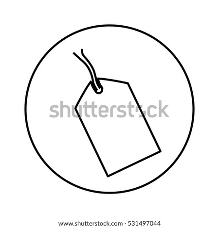 Shopping tag price icon vector illustration graphic design