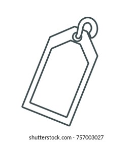 Shopping tag symbol