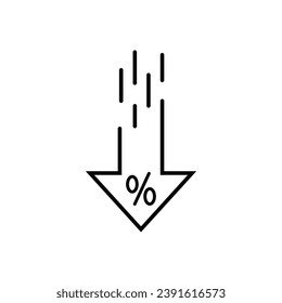 Shopping tags line icon. Special offer sign. Discount coupons symbol. Vector.
