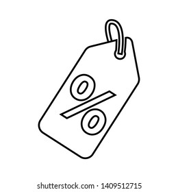 Shopping tags simple vector icon. Special offer sign illustration. Discount coupons symbol.