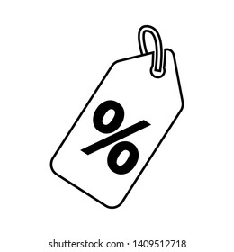 Shopping tags simple vector icon. Special offer sign illustration. Discount coupons symbol.