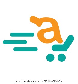 Shopping themed icon design concept