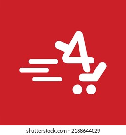 Concepto de diseño de iconos con tema de compras