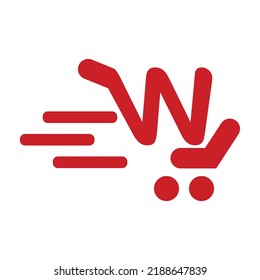 Shopping themed icon design concept