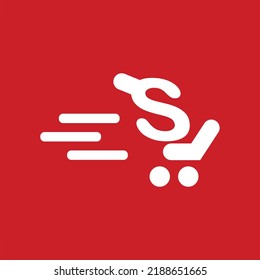 Shopping themed icon design concept