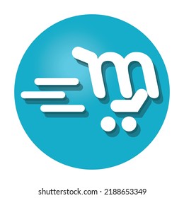 Concepto de diseño de iconos con tema de compras