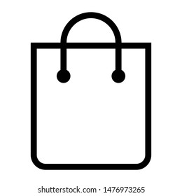 shopping thin line vector icon