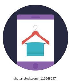 Shopping through mobile shopping app, m commerce