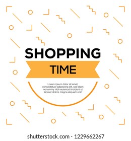 SHOPPING TIME BANNER CONCEPT