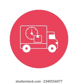 Shopping time Vector Icon with trendy background colors that can easily edit or modify

