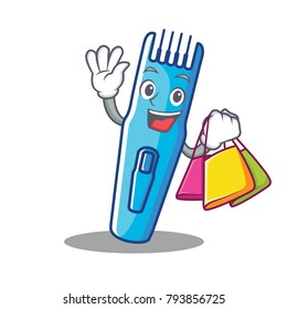 Shopping trimmer character cartoon style