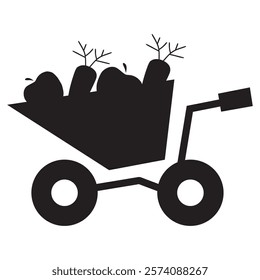 shopping trolley icon vector design