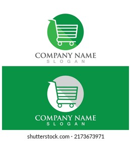 shopping trolley icon vector illustration template design