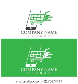 shopping trolley icon vector illustration template design