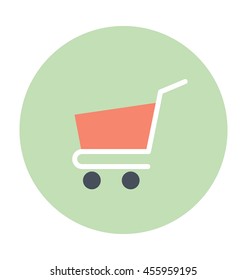 Shopping Trolley Vector Icon