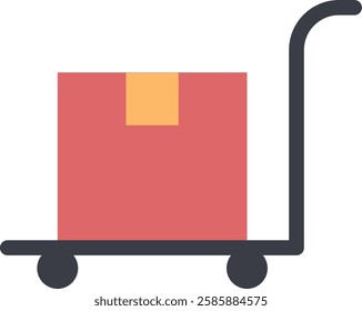 A shopping trolley is a wheeled cart used for carrying items in grocery stores, supermarkets, or malls. It helps shoppers easily transport goods while shopping for convenience and efficiency.