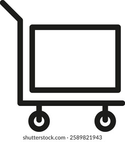 A shopping trolley is a wheeled cart used by customers to carry goods while shopping, typically found in supermarkets or retail stores. It helps with easy transport and convenience during shopping.