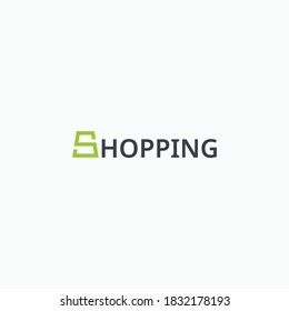 vectores de logotipo de tipografía de compras para su empresa/marca