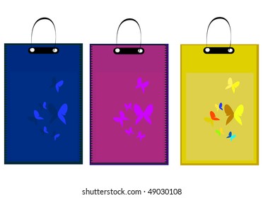 Shopping vector bags
