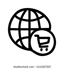 shopping vector icon