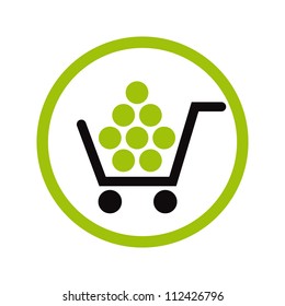 Shopping vector icon.