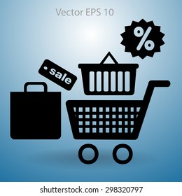 shopping vector icon