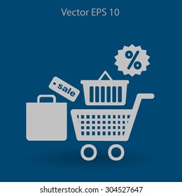 shopping vector icon