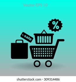 shopping vector icon