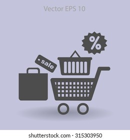 shopping vector icon